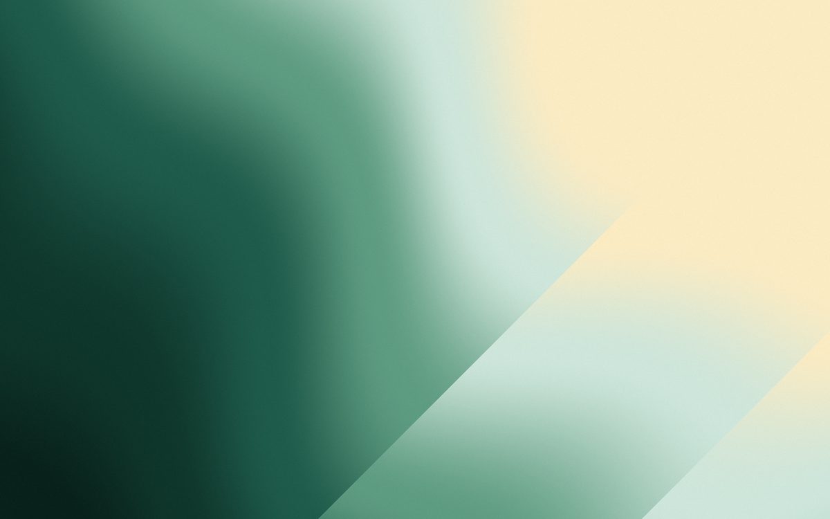 A deep green to pale gold gradient with two sharp diagonal edges of light